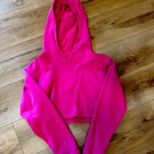 Lululemon All Yours Cropped Hoodie Sonic Pink 2